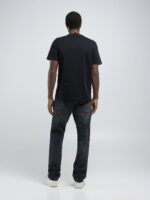 t shirt with maxi logo print