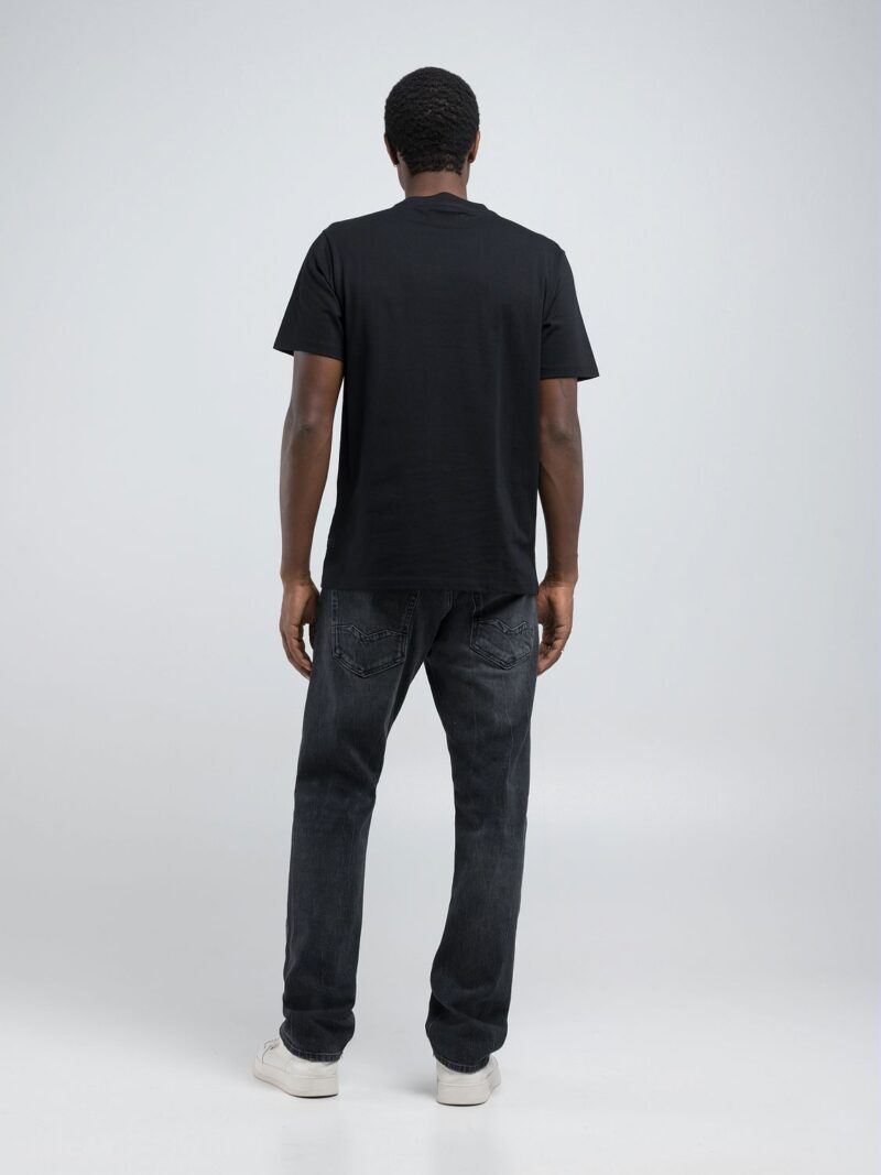 t shirt with maxi logo print