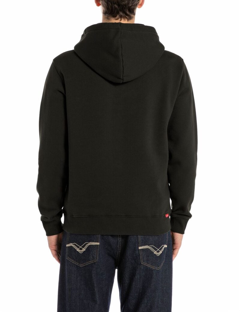 bottle green full zip hoodie