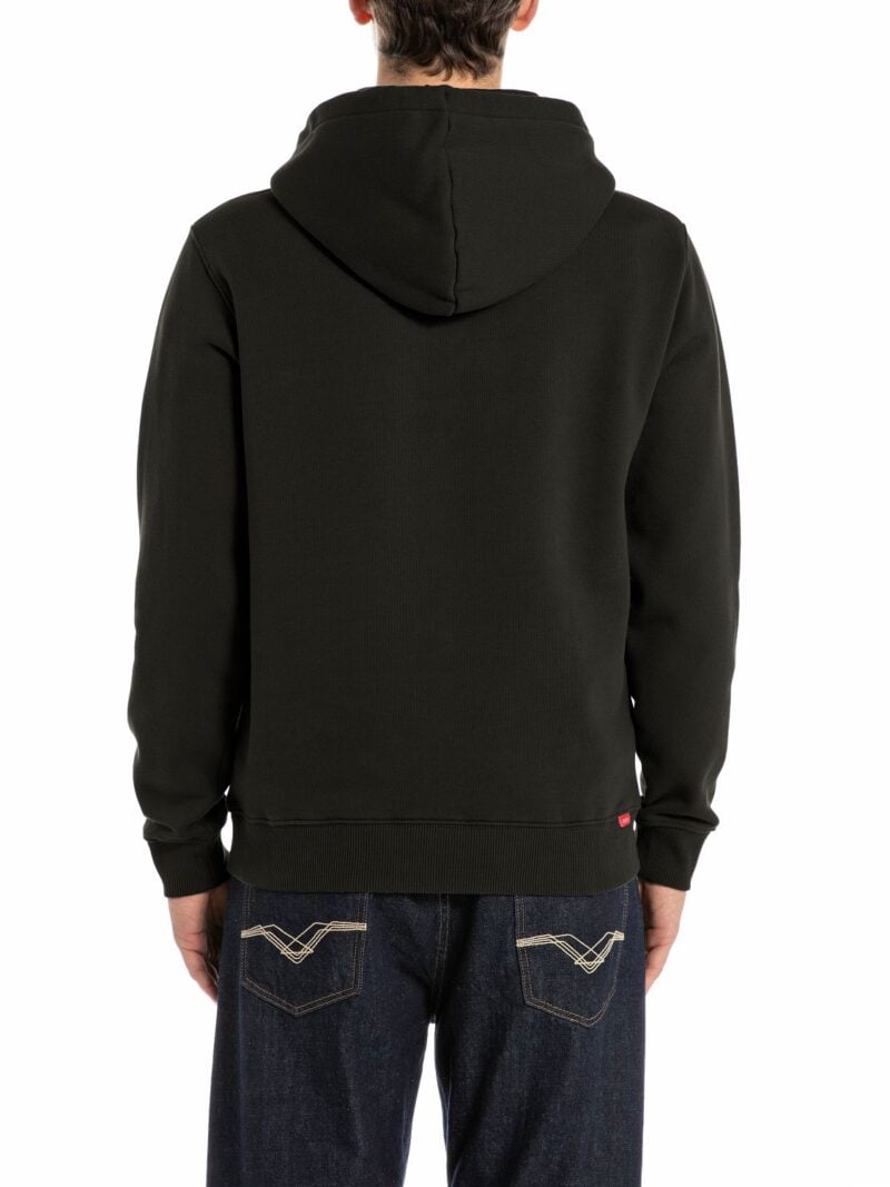 bottle green full zip hoodie