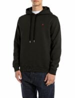 bottle green full zip hoodie