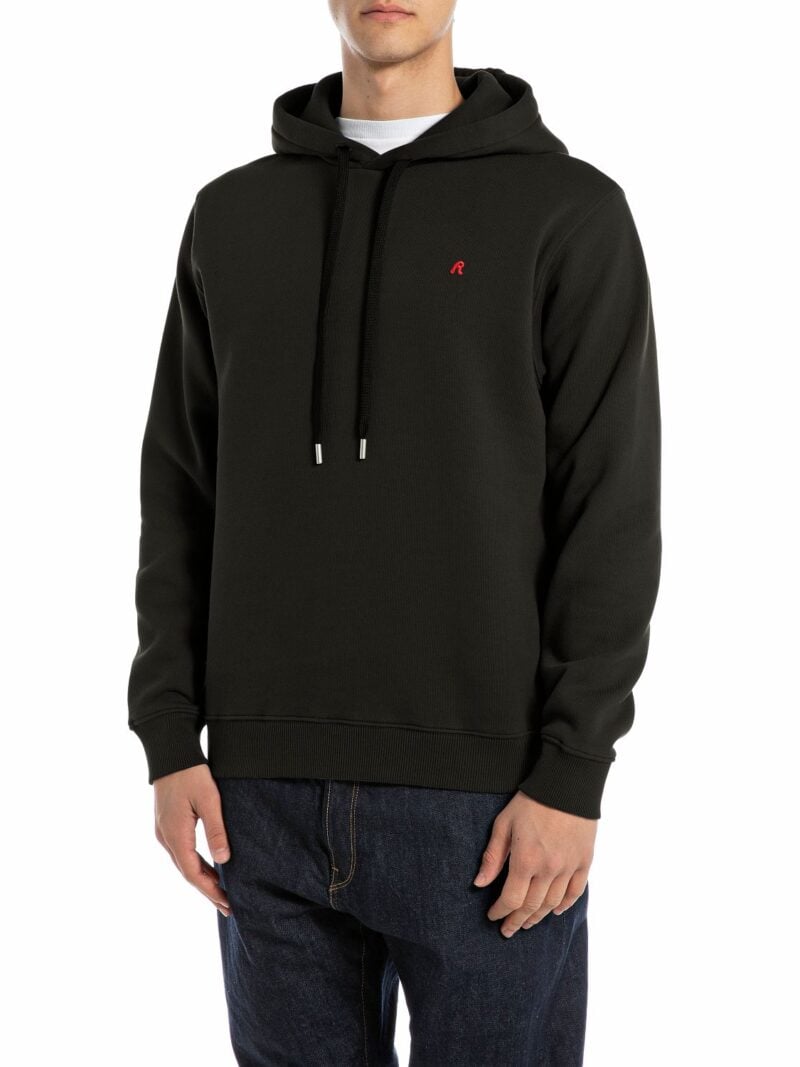 bottle green full zip hoodie