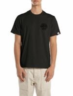 black organic cotton t shirt