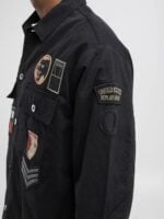 shacket with patch