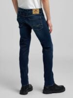 anbass slim fit 10 oz dark indigo power stretch denim