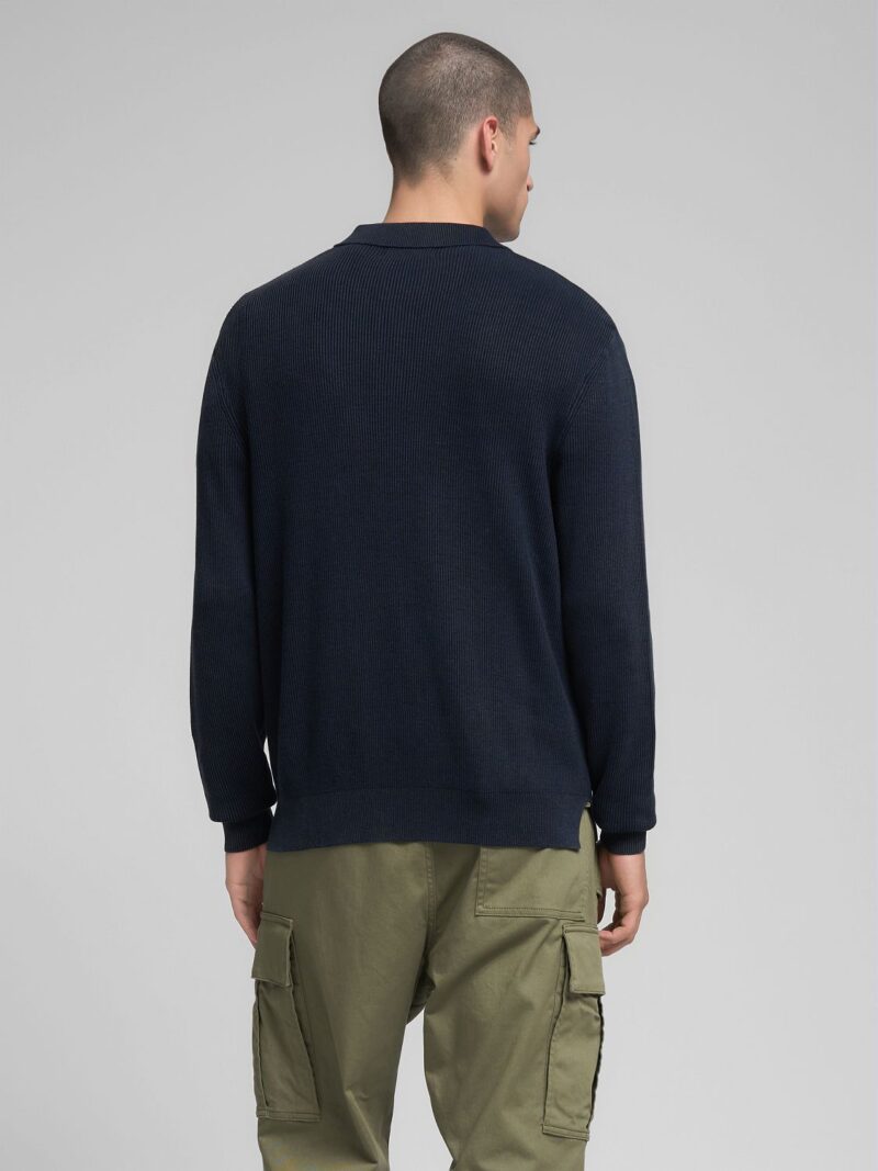 dark blue regular fit jumper
