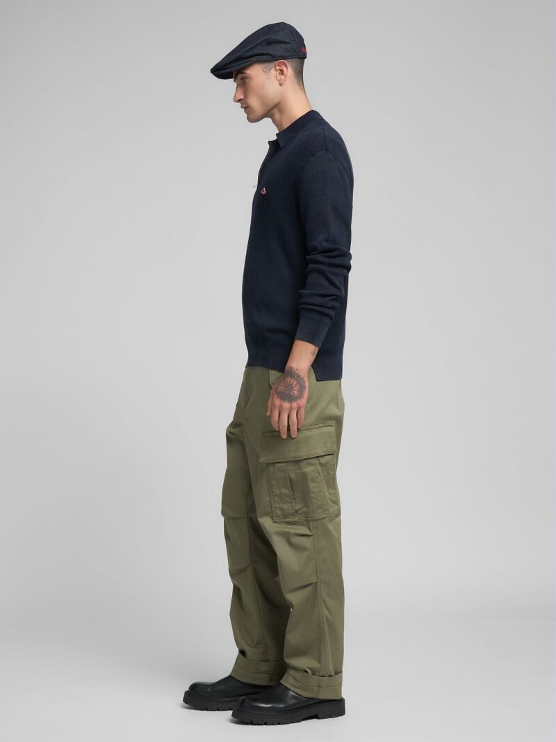 dark blue regular fit jumper