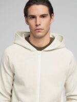 snow white full zip sweatshirt
