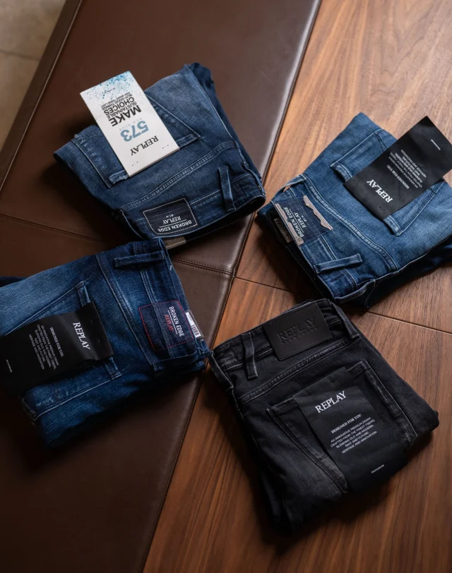 Unmatched in Replay denims